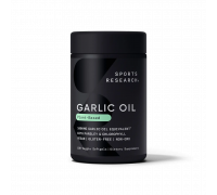 Чесночное масло с петрушкой, Garlic Oil, Sports Research, 150 капсул
