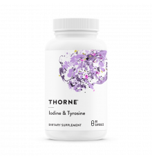 Йод и тирозин, Iodine & Tyrosine, Thorne, 60 капсул