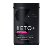 Кетоновая смесь Кето Плюс (фруктовый пунш), Keto Plus Fruit Punch GO BHB, Sports Research, 315 г (11,1 oz)