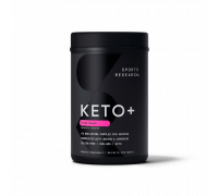 Кетоновая смесь Кето Плюс (малиновый лимонад), Keto Plus GO BHB + MCT, Sports Research, 318 г (11,2 oz)