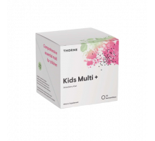 Мультивитамины для детей от 4 до 12 лет со вкусом клубники и киви, Kids Multi +, Thorne, 30 растворимых дисков