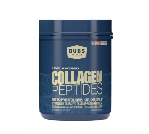 Коллагеновые пептиды, Collagen Peptides, Bubs Naturals, 567 г