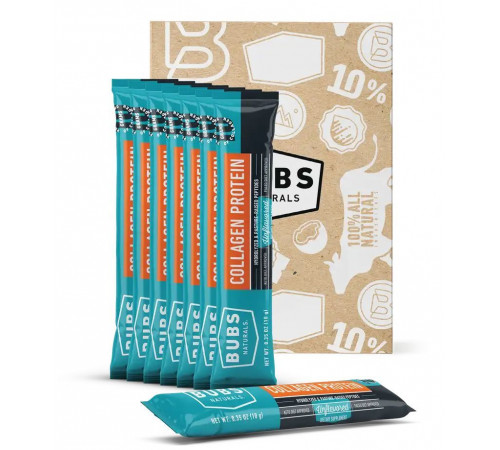 Коллагеновый протеин, Bubs Naturals, Collagen Protein, NSF certificate (7 пакетиков)