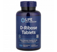D-Рибоза, Life Extension D-Ribose, 100 вегетарианских таблеток