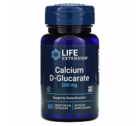 D-глюкарат кальция, Calcium D-glucarate, Life Extension, 60 вегетарианских капсул