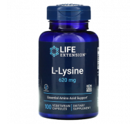 L-лизин, L-Lysine, Life Extension, 100 вегетарианских капсул