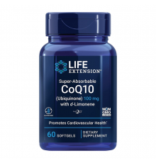Суперабсорбируемый коэнзим Q10, Super-Absorbable Coq10, Life Extension, 60 желатиновых капсул