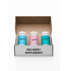 Ассорти коллагена в капсулах, Collagen Caps Mix, Leaf To Go, 3 упаковки