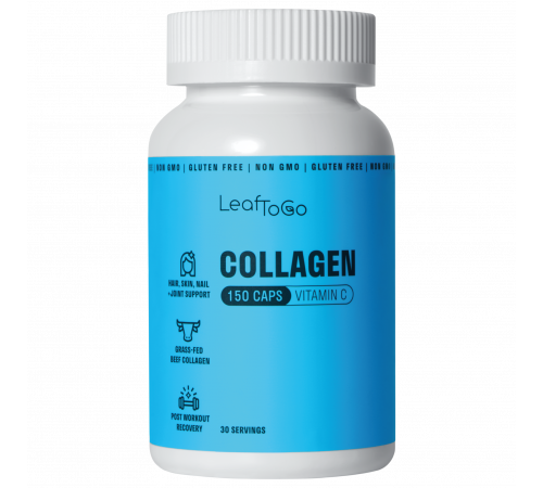 Ассорти коллагена в капсулах, Collagen Caps Mix, Leaf To Go, 3 упаковки