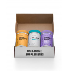 Ассорти Коллагена, Collagen Mango Berry Coconut, Leaf To Go, 3 упаковки