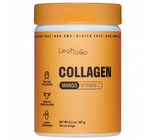 Ассорти Коллагена, Collagen Mango Berry Coconut, Leaf To Go, 3 упаковки
