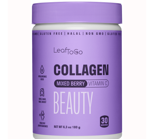 Ассорти Коллагена, Collagen Mango Berry Coconut, Leaf To Go, 3 упаковки