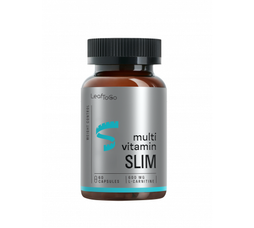 Мультивитамины для снижения веса, Multi Slim, Leaf To Go, 60 капсул
