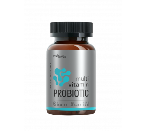 Пробиотик, Probiotic, Leaf To Go, 90 капсул