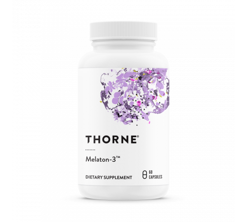 Мелатон-3, Melaton-3, Thorne, 60 капсул
