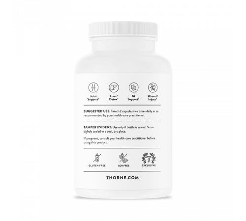 Комплекс с куркумином, Curcumin Phytosome (Meriva 500-SF), Thorne Research, 120 капсул