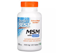 МСМ с OptiMSM, MSM with OptiMSM, Doctor's Best, 120 таблеток