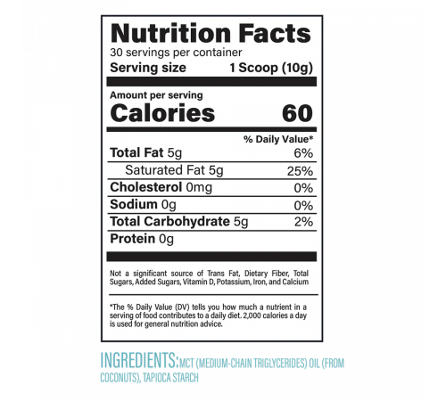 МСТ масло, MCT Oil Powder, Bubs Naturals, 300 г