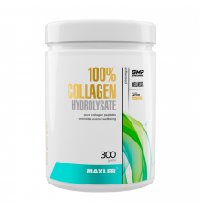 Гидролизованный коллаген, 100% Collagen Hydrolysate Unflavored, Maxler, 300 г