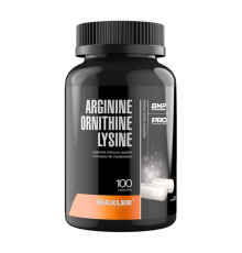 Аргинин Орнитин Лизин, Arginine-Ornithine-Lysine, Maxler, 100 капсул