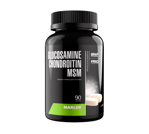 Глюкозамин Хондроитин МСМ, Glucosamine-Chondroitin-MSM, Maxler, 90 таблеток