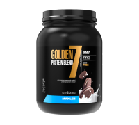 Протеин Печенье со сливками, Golden 7 Protein Blend 2 lb Cookies & Cream, Maxler, 907 г