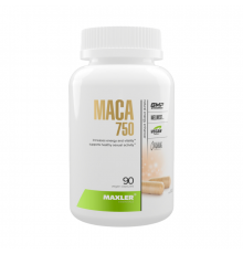 Мака, Maca 750, Maxler, 90 вегетарианских капсул