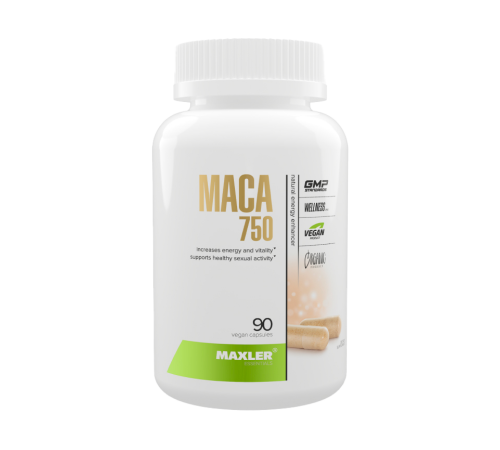 Мака, Maca 750, Maxler, 90 вегетарианских капсул