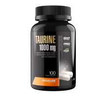 Таурин, Taurine 1000 mg, Maxler, 100 вегетарианских капсул