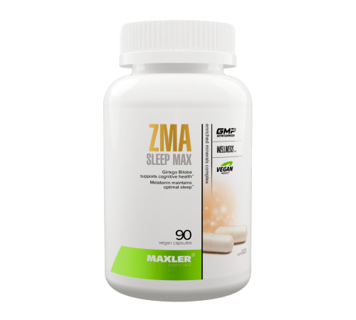 Восстановление после занятий спортом, ZMA Sleep Max, Maxler, 90 вегетарианских капсул