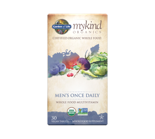 Мультивитамины для мужчин, Men's Once Daily, Garden of Life, 30 вегетарианских таблеток