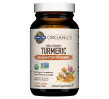Куркума Garden of life Organics Extra Strength Turmeric Inflammatory 60 веганских таблеток