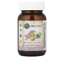 Мультивитамины для беременных, Garden of Life Organics Once Daily Prenatal, 30 веганских таблеток