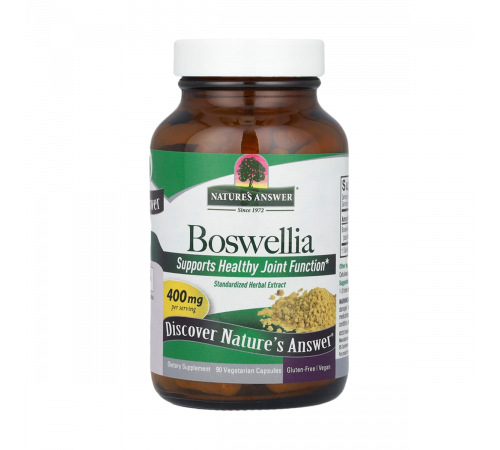 Босвеллия, Bosvelia, Nature's Answer, 90 вегетарианских капсул