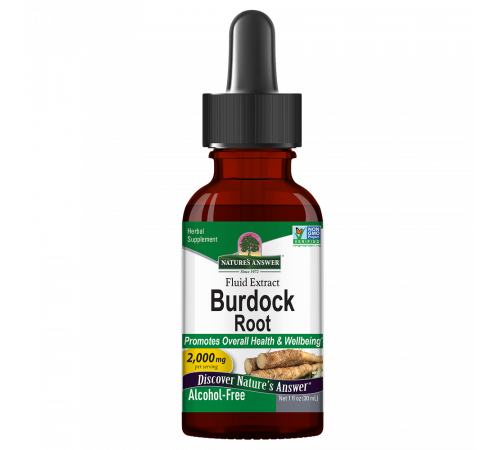 Экстракт лопуха, Burdock Root, Nature's Answer, 30 мл