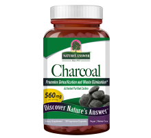 Активированный уголь, Charcoal Activated, Nature's Answer, 90 вегетарианских капсул