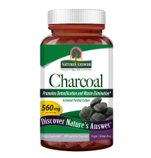 Активированный уголь, Charcoal Activated, Nature's Answer, 90 вегетарианских капсул