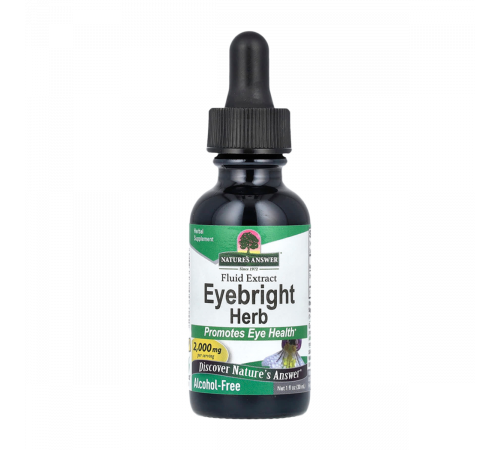 Экстракт очанки, Eyebright, Nature's Answer, 30 мл