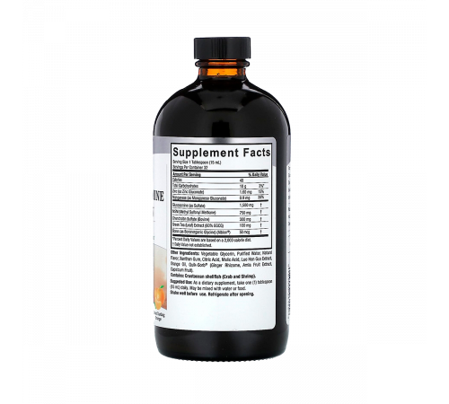 Жидкий глюкозамин и хондроитин, Liquid Glucosamine & Chondroitine, Nature's Answer, 480 мл