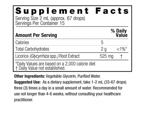 Экстракт корня солодки, Licorice Root Liquid Extract, Nature's Answer, 30 мл