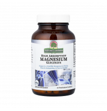 Глицинат магния, Magnesium Glycinate, Nature's Answer, 90 вегетарианских капсул