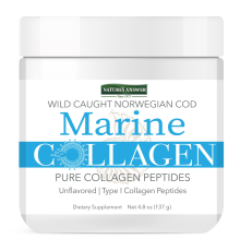 Морской коллаген, Marine Collagen Powder, Nature's Answer, 137 г