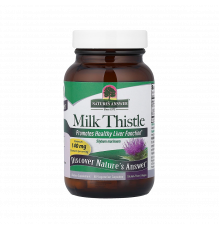 Расторопша, Milk Thistle, Nature's Answer, 60 вегетарианских капсул