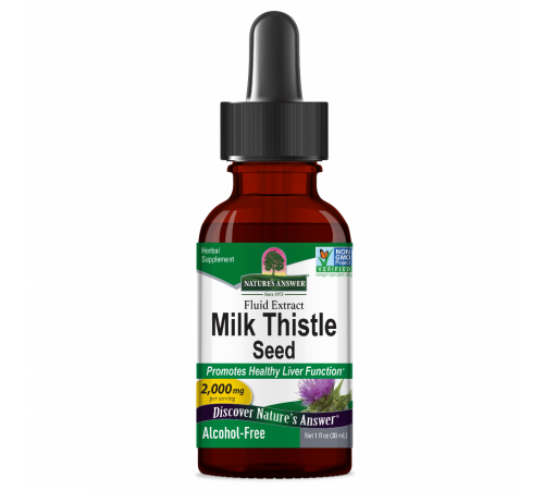 Экстракт расторопши, Milk Thistle, Nature's Answer, 30 мл