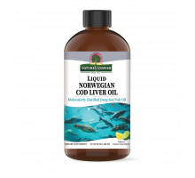 Масло печени трески, Norwegian Cod Liver Oil, Nature's Answer, 480 мл