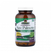Экстракт пальметто для поддержки простаты (Сереноя), Saw Palmetto, Nature's Answer, 120 вегетарианских капсул