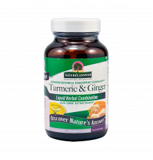 Куркума и имбирь, Turmeric & Ginger, Nature's Answer, 90 вегетарианских капсул