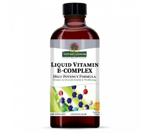 Жидкий Витамин B, Liquid Vitamin B Complex, Nature's Answer, 240 мл