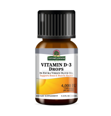 Витамин D3 4000 ME, Vitamin D3 Liquid, Nature's Answer, 15 мл