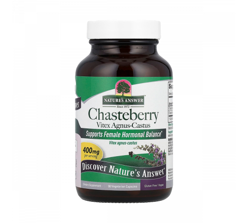 Витекс агнус кастус 40мг, Vitex Agnus-Cactus 40mg, Nature's Answer, 90 вегетарианских капсул